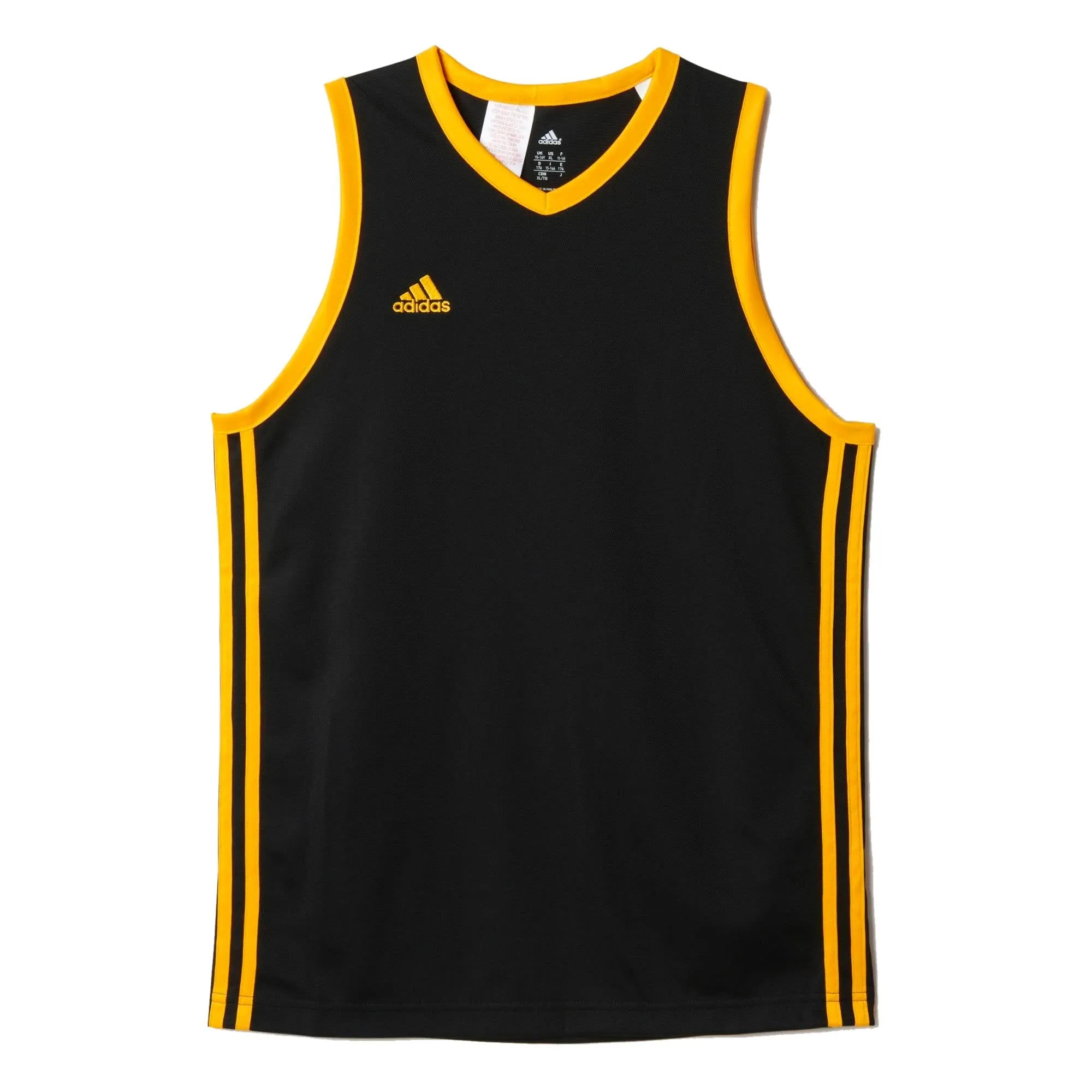 Adidas Kids Commander Jersey - Black/Golden Yellow