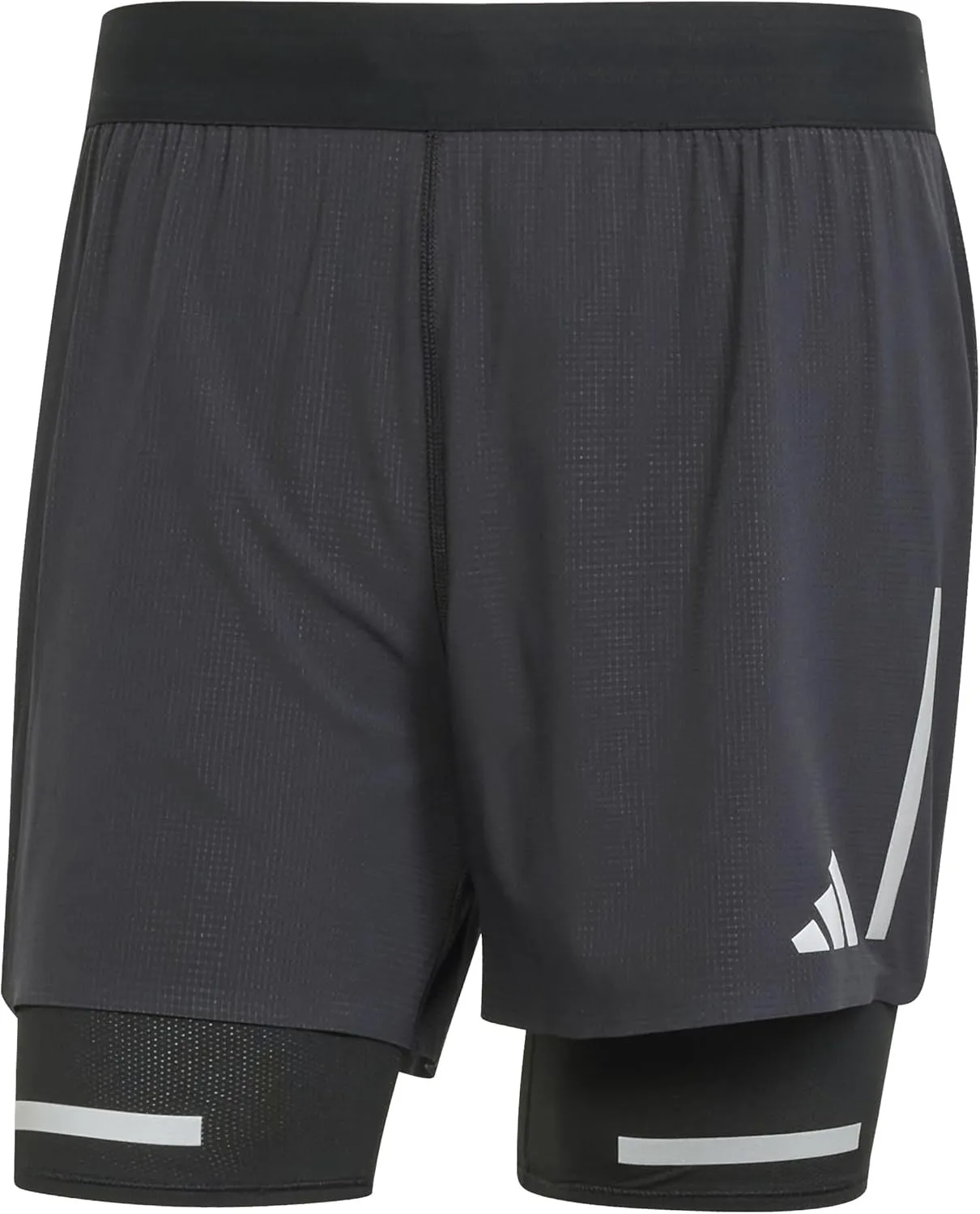 adidas Men's Ultimate Running Reflective Two-in-One Shorts