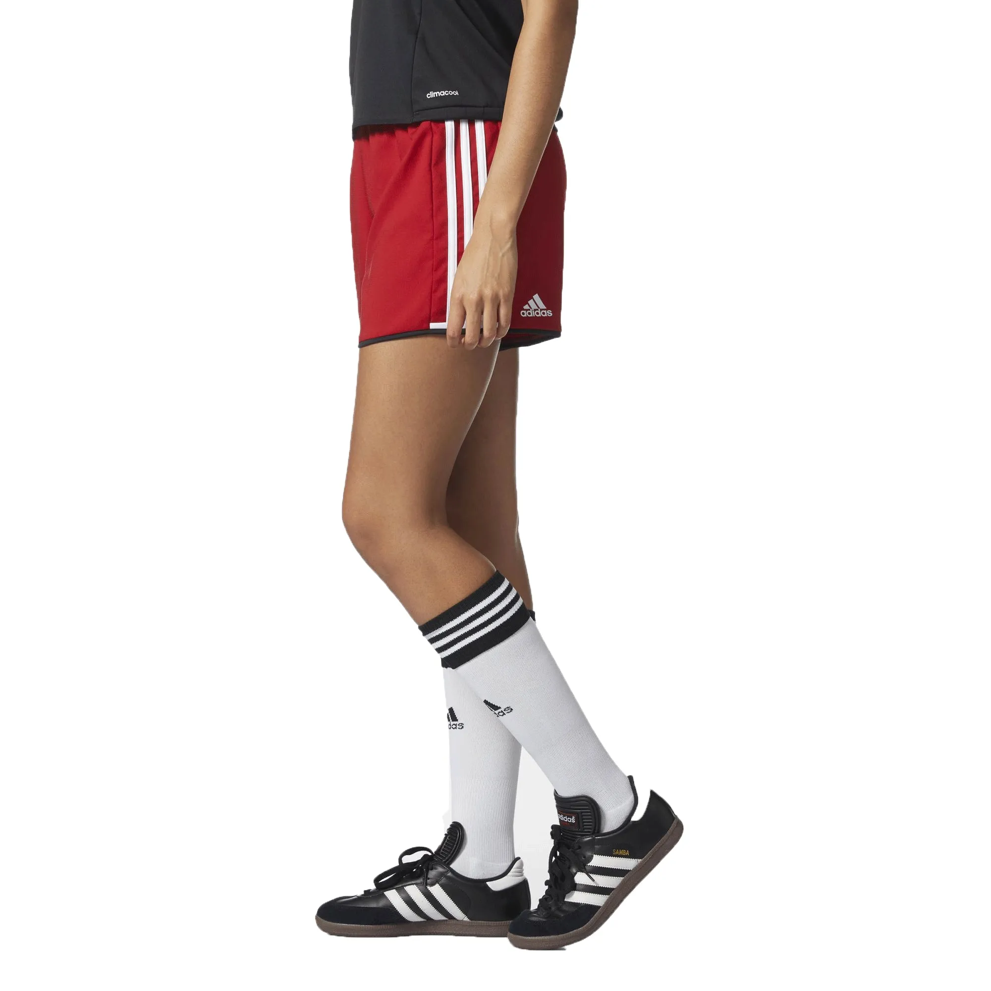 Adidas Originals Condivo 16 Women's Soccer Shorts Red/White