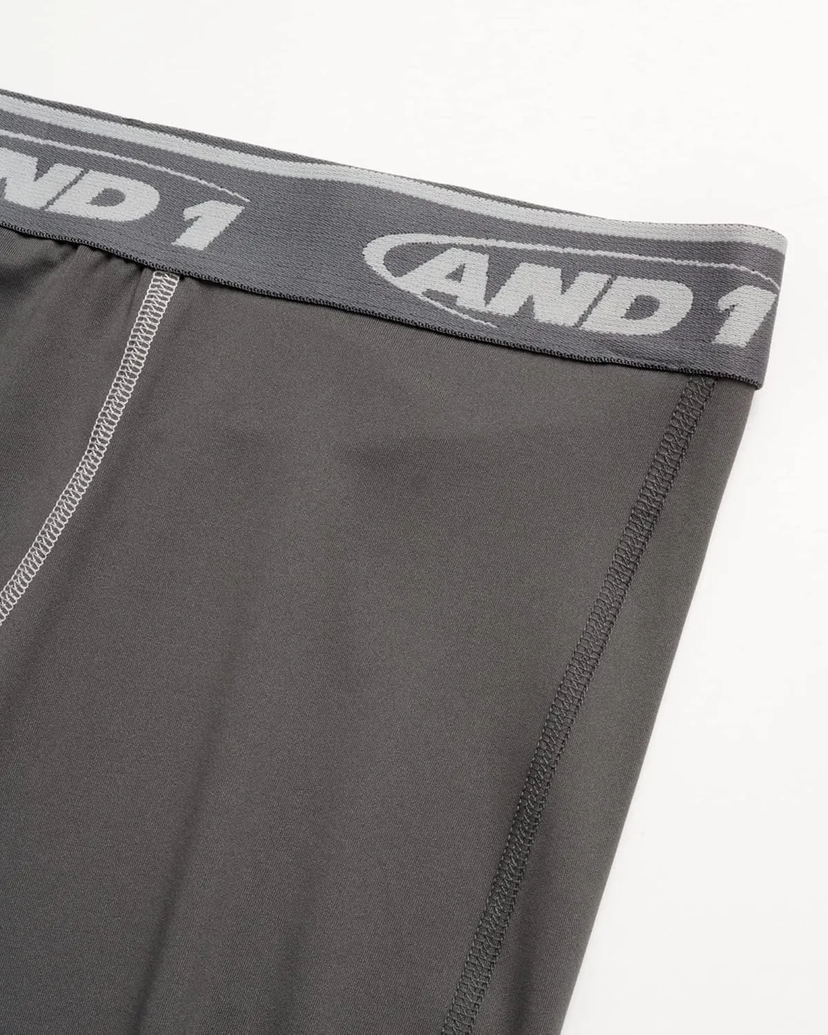 AND1 Men's Compression Pants - Athletic Performance Leggings Compression Tights - Full Length & Crop Base Layer Pants (S-XL)