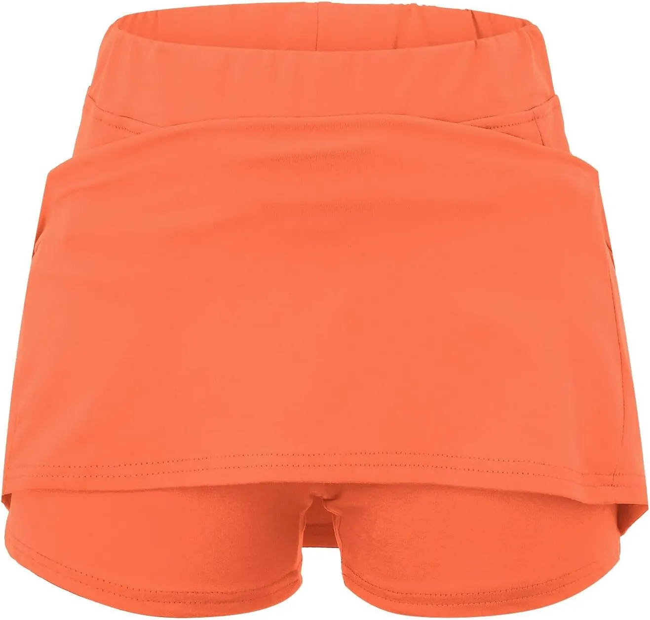 Athletic Skirt with Built in Shorts for Women Casual Lightweight Shorts Elastic High Waisted Workout Yoga Short