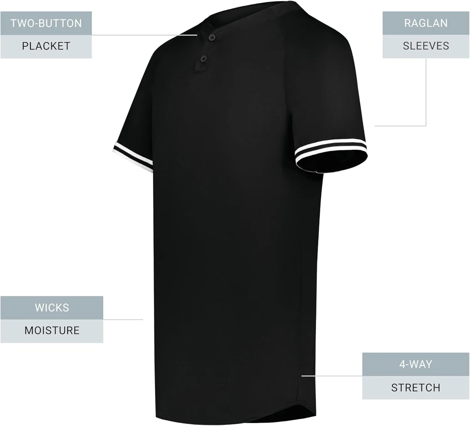 Augusta Sportswear Cutter  Henley Jersey