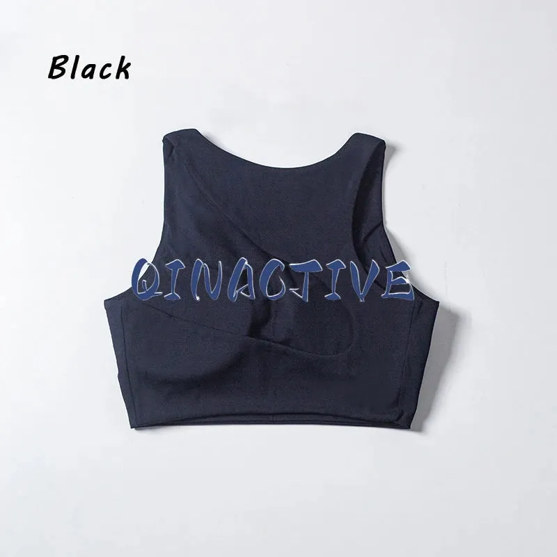 Backless Sports Bra – Shockproof, Quick-Dry Fitness & Yoga Crop Top