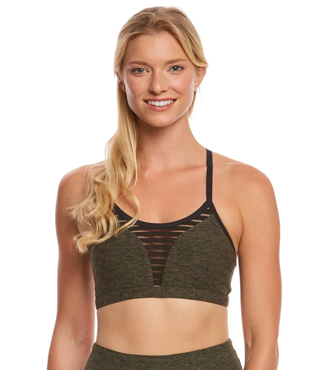 Beyond Yoga Spacedye Stacked And Sliced Racer Yoga Sports Bra