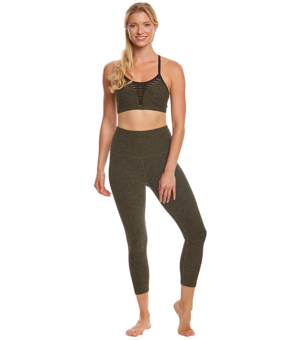 Beyond Yoga Spacedye Stacked And Sliced Racer Yoga Sports Bra
