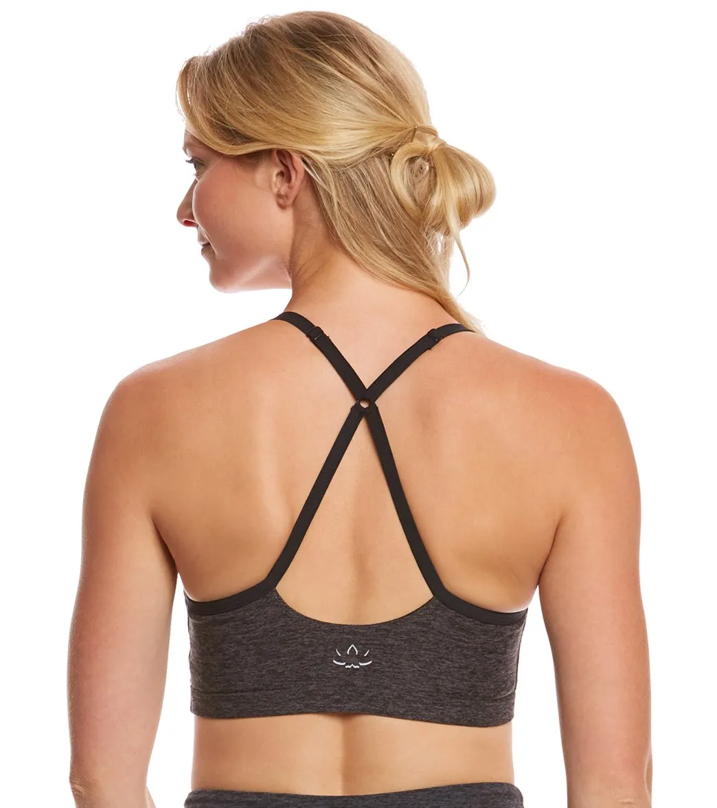 Beyond Yoga Spacedye Stacked And Sliced Racer Yoga Sports Bra