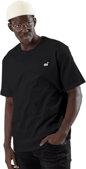 Black Basic Oversized T-Shirt |0 Heavy Cotton | Eco-Friendly - Sustainable | Loose Fit | Unisex