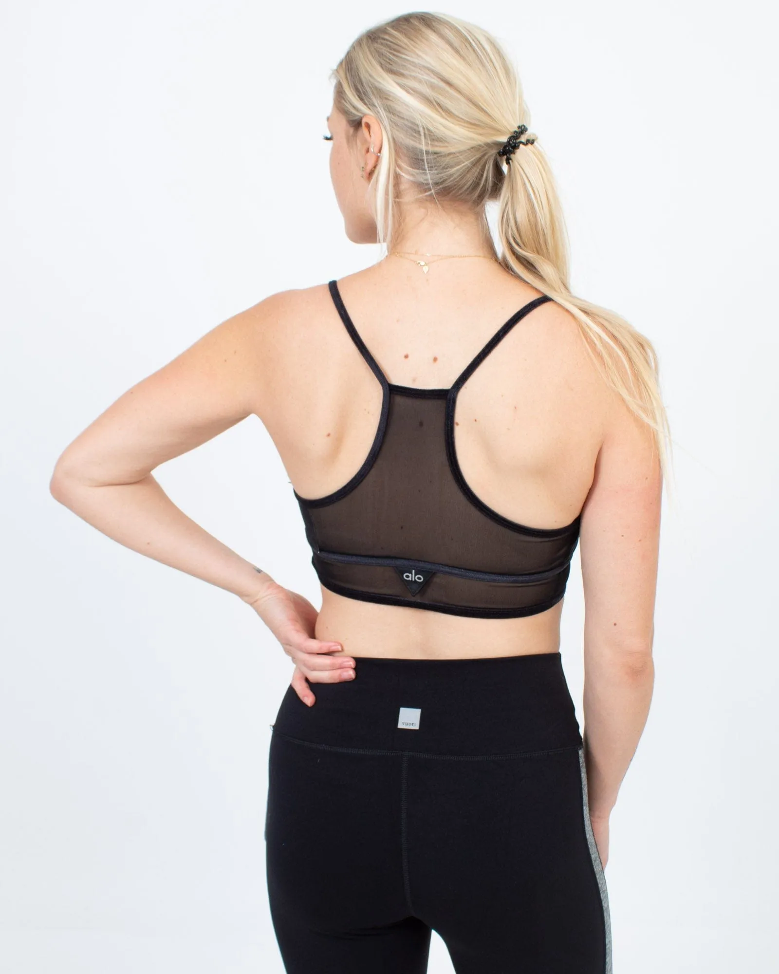 Black Velvet Sports Bra