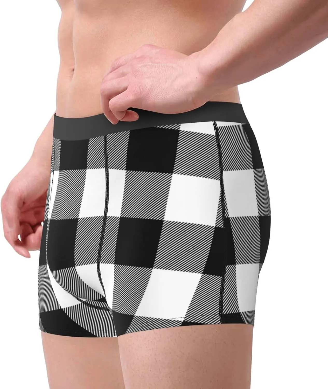Blue Butterfly Men'S Mesh Boxer Briefs Breathable Sports Underwear
