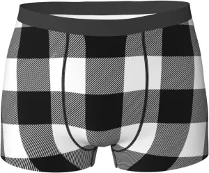 Blue Butterfly Men'S Mesh Boxer Briefs Breathable Sports Underwear