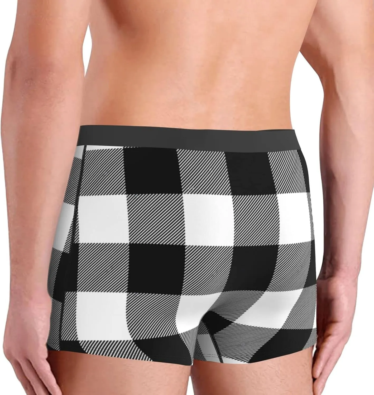 Blue Butterfly Men'S Mesh Boxer Briefs Breathable Sports Underwear