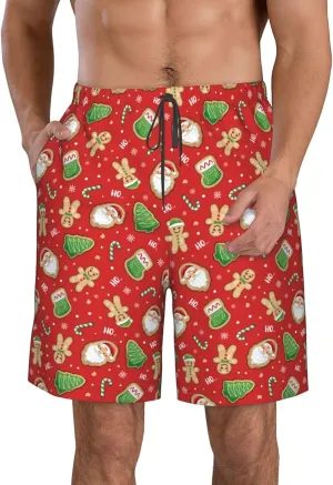 Board Shorts Mens Swim Trunks Swimwear Quick Dry Beach Swimsuits