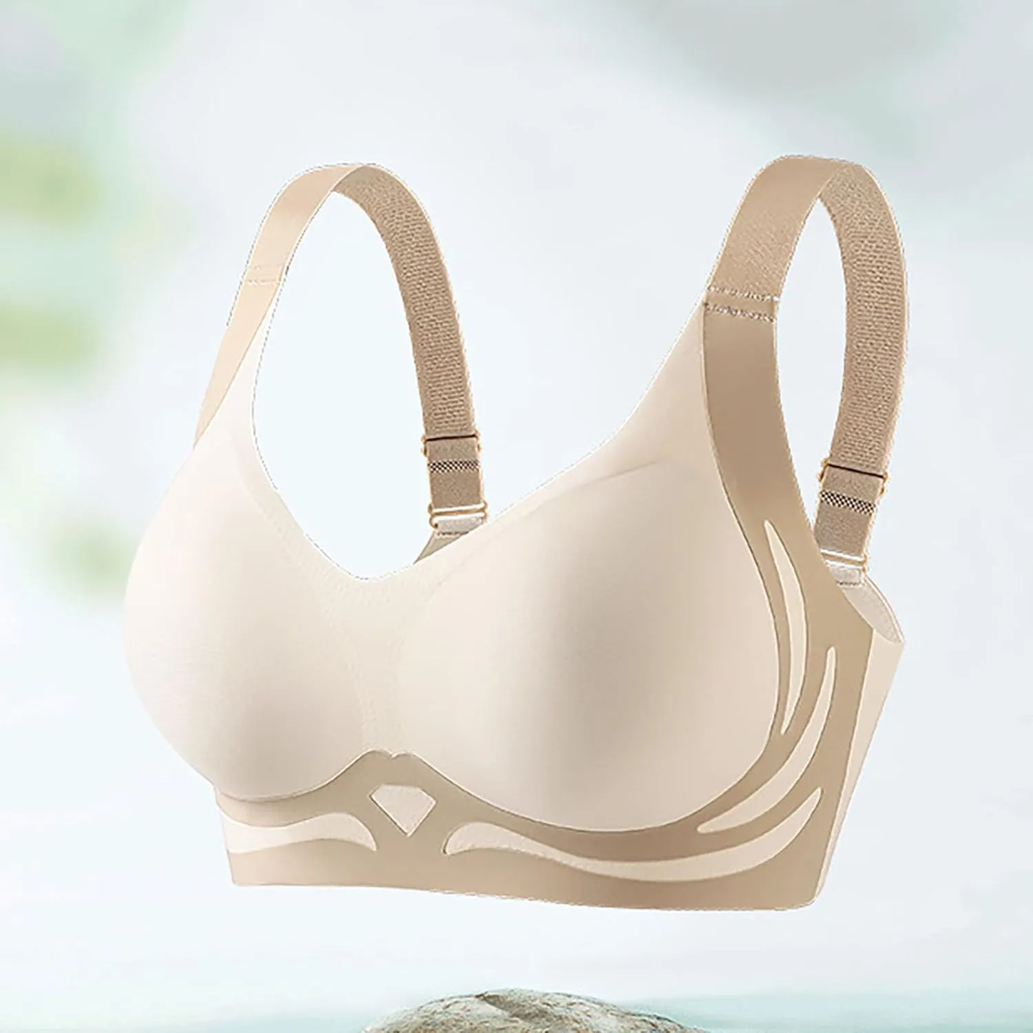 Bras for Women,Currentlye Bras for Women,Anti-Sagging Lifting Seamless Push Up Wireless Gather Full Coverage Soft Bralettes