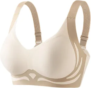 Bras for Women,Currentlye Bras for Women,Anti-Sagging Lifting Seamless Push Up Wireless Gather Full Coverage Soft Bralettes