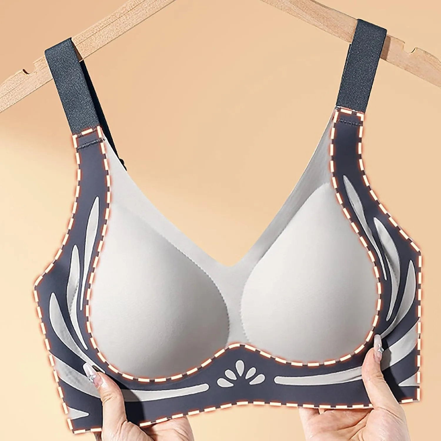 Bras for Women,Currentlye Bras for Women,Anti-Sagging Lifting Seamless Push Up Wireless Gather Full Coverage Soft Bralettes