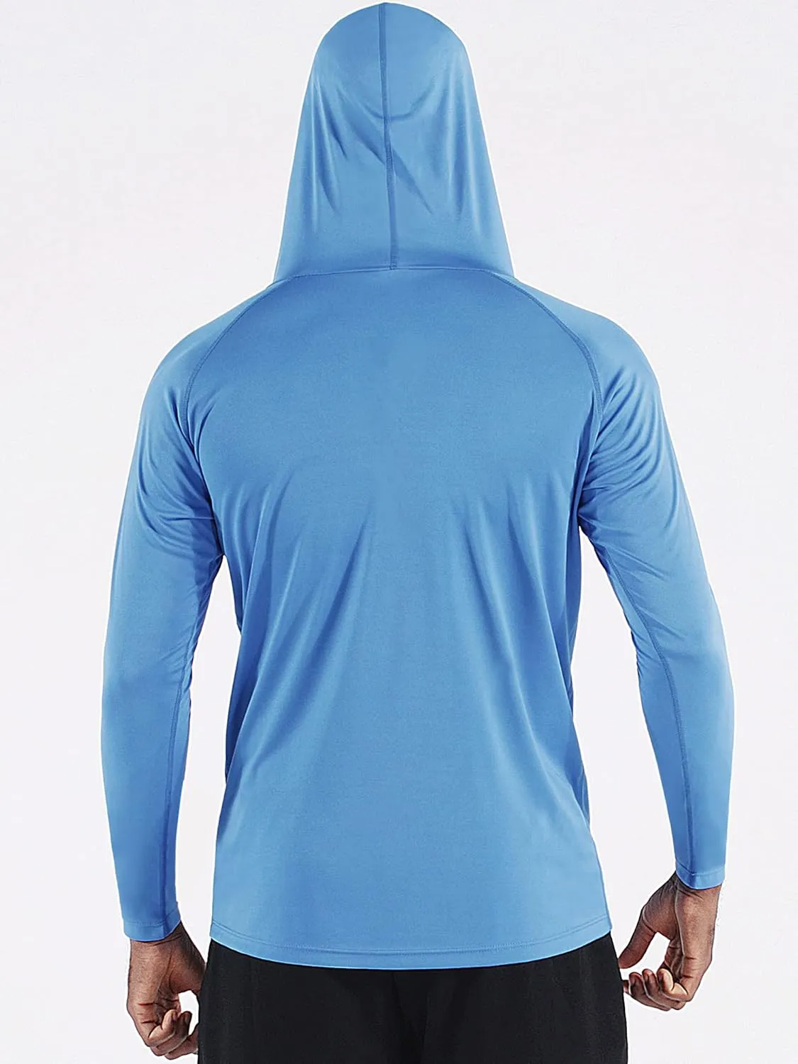 CADMUS Men's Workout Long Sleeve Fishing Shirts UPF 50  Sun Protection Dry Fit Hoodies