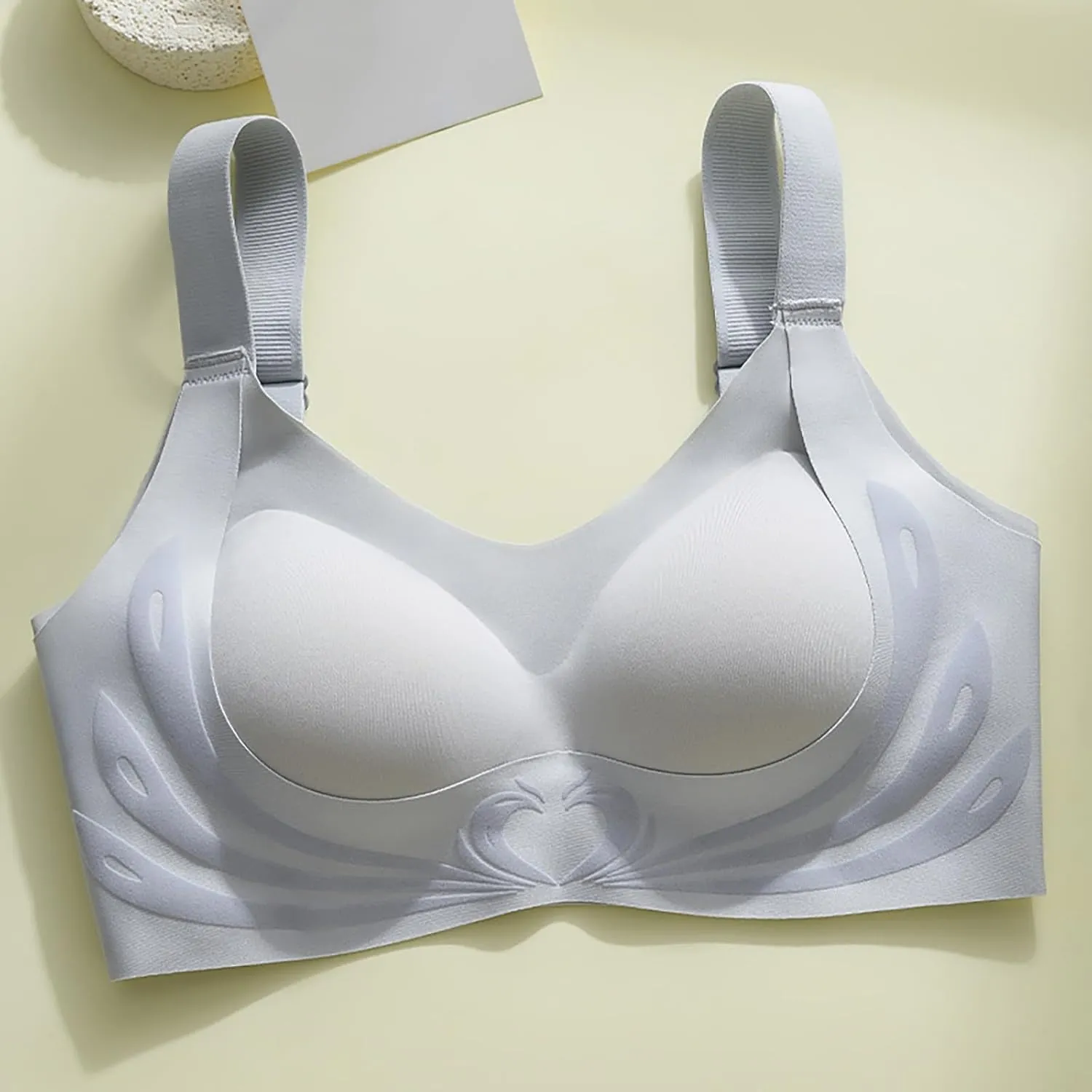 Caralush Lushfitting Powerful Push-Up Seamless Bra,Anti-Sagging Super Gather Bra Wireless Pushup Bra,Camixs Bra