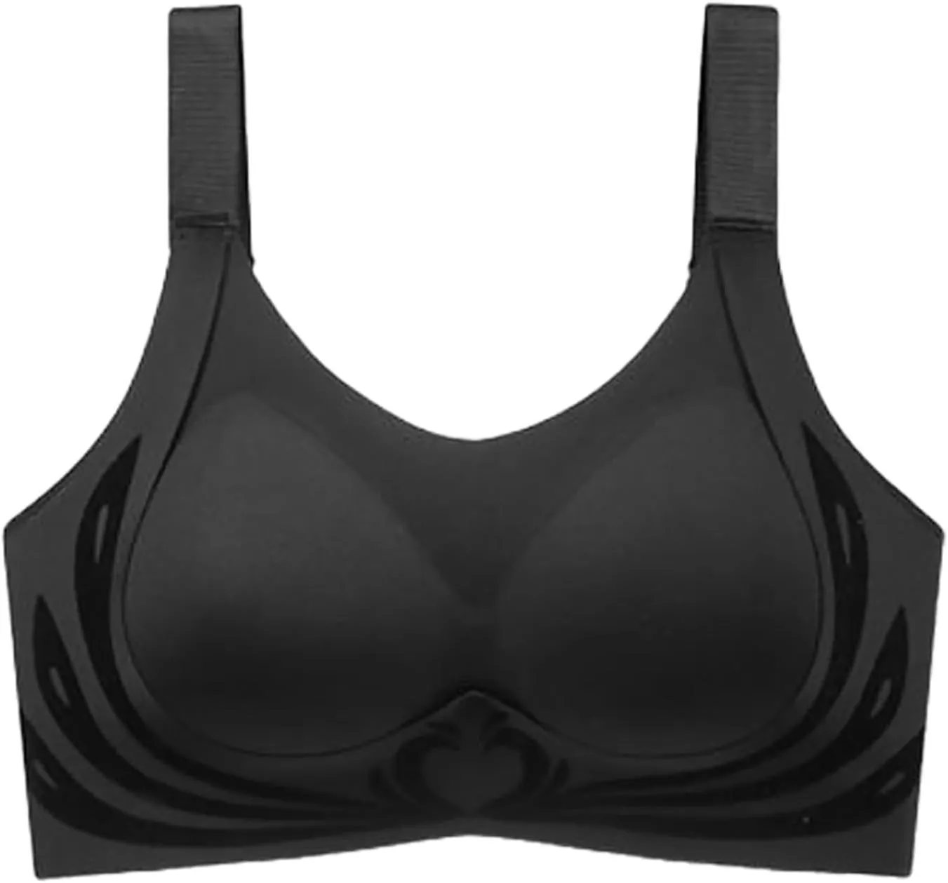 Caralush Lushfitting Powerful Push-Up Seamless Bra,Anti-Sagging Super Gather Bra Wireless Pushup Bra,Camixs Bra