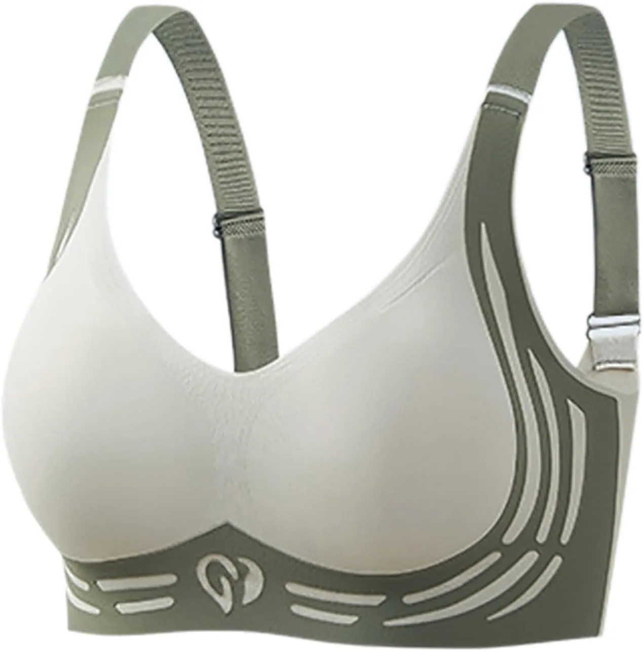 Caralush Pushup Bra, Lifting Bras for Sagging Breasts Super Gather Bra Wireless Push-Up Bra for Women Everyday Women's Wireless Bra with Seamless Smooth Comfort Wirefree T Shirt Bra Medium