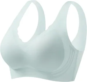 Caralush Pushup Bra, Lifting Bras for Sagging Breasts Super Gather Bra Wireless Push-Up Bra for Women Everyday Women's Wireless Bra with Seamless Smooth Comfort Wirefree T Shirt Bra X-Large