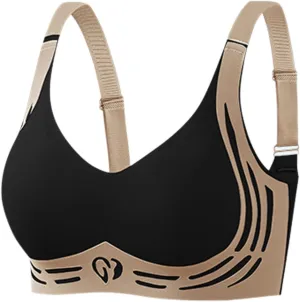 Caralush Pushup Bra, Lifting Bras for Sagging Breasts Super Gather Bra Wireless Push-Up Bra for Women Everyday Women's Wireless Bra with Seamless Smooth Comfort Wirefree T Shirt Bra XX-Large