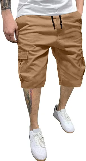 Cargo Shorts for Men Casual Shorts Summer Shorts Workout Gym Shorts Outdoor Hiking Shorts with Pockets