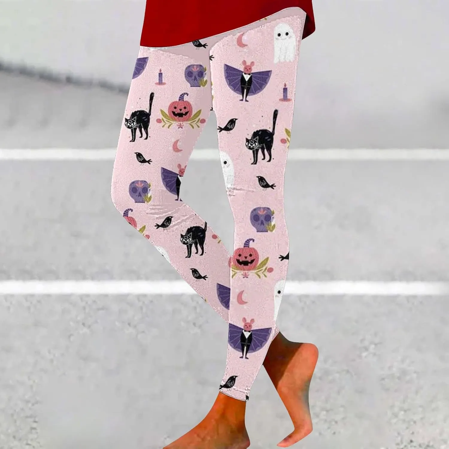Casual Pants for Women Line Skirt High Waisted Full Length Yoga Pants for Workout Athletic Comfortable Work Pants