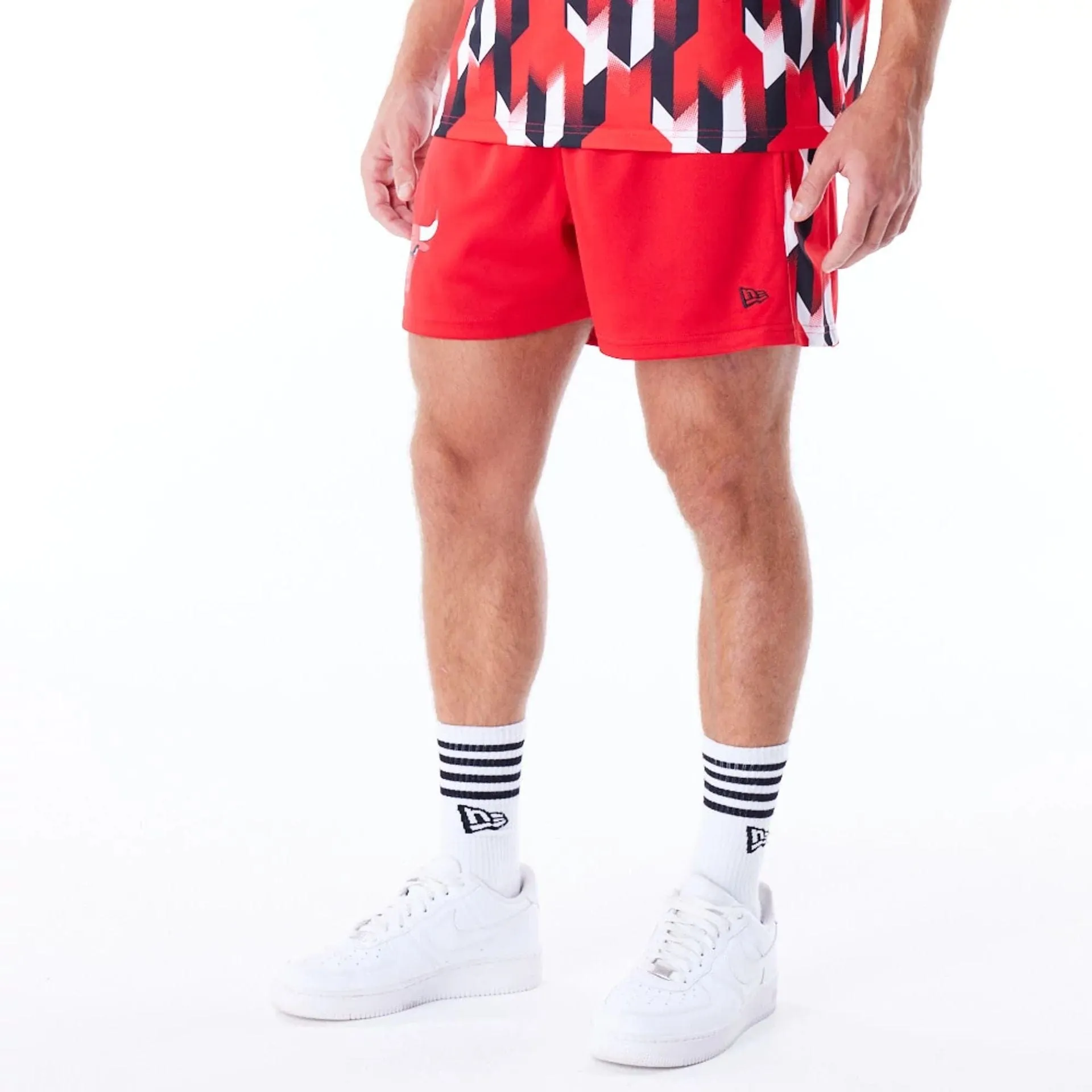 Chicago Bulls NBA Soccer Red Short Shorts