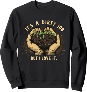Composting Enthusiasts Sustainable Gardening Eco-Friendly Sweatshirt