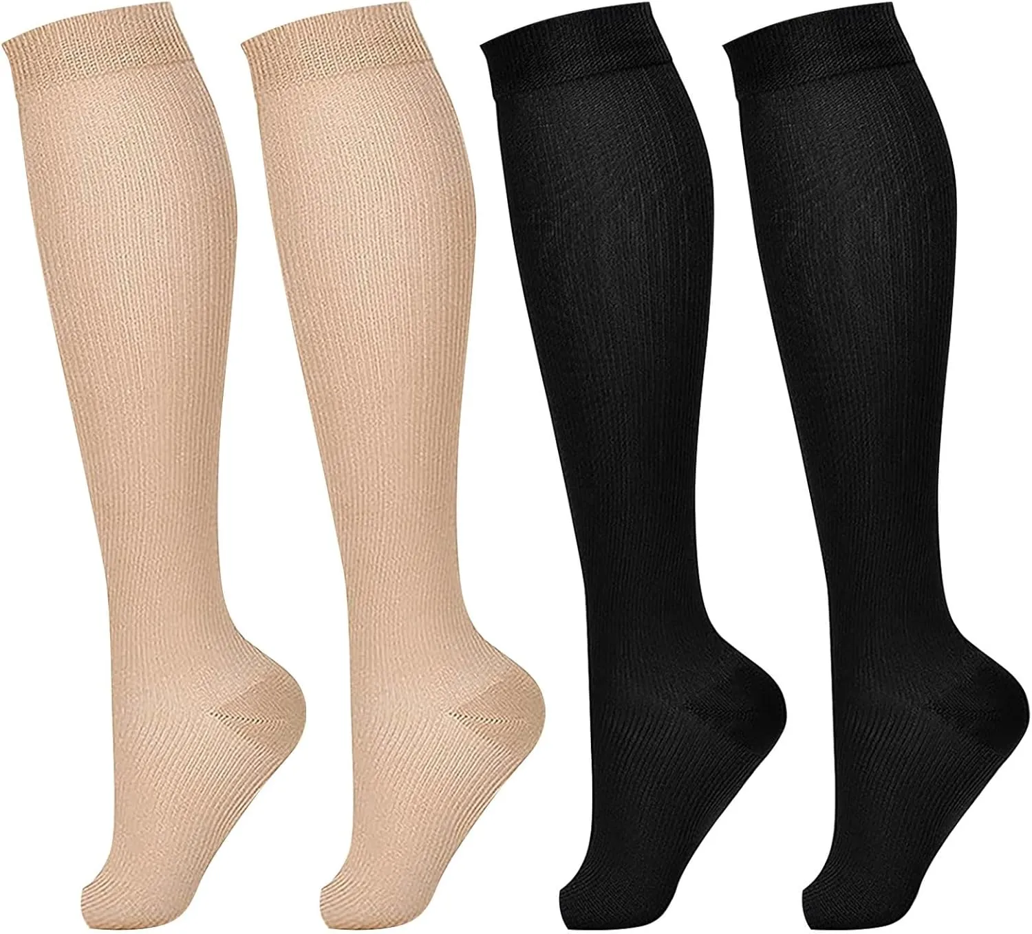 Compression Socks for Women Men Open Toe 15 20mmhg Compression Socks For Woman Men Women'S Compression Socks 20-30