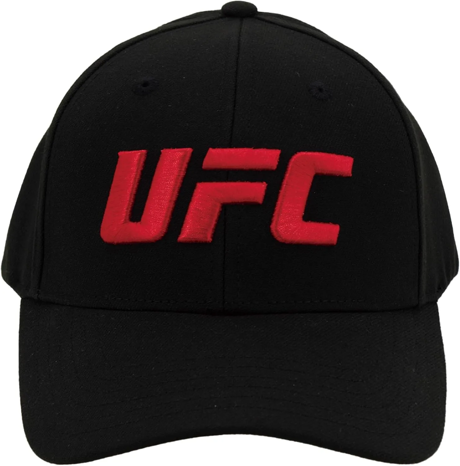 Concept One UFC Baseball Hat, 6 Panel Adult Flex Fit Active Sport Cap with Curved Brim