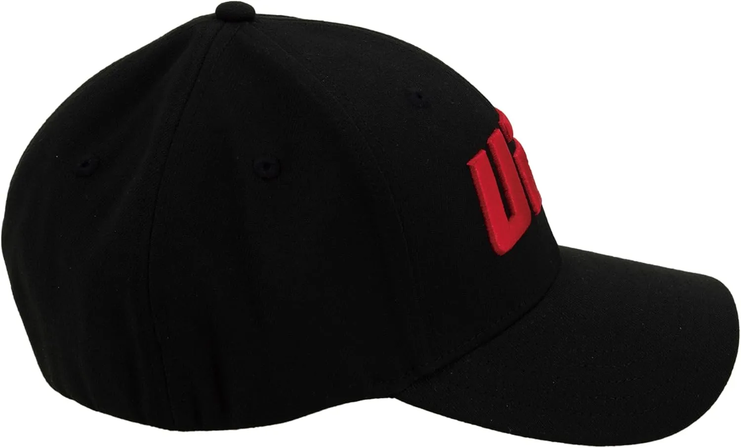 Concept One UFC Baseball Hat, 6 Panel Adult Flex Fit Active Sport Cap with Curved Brim
