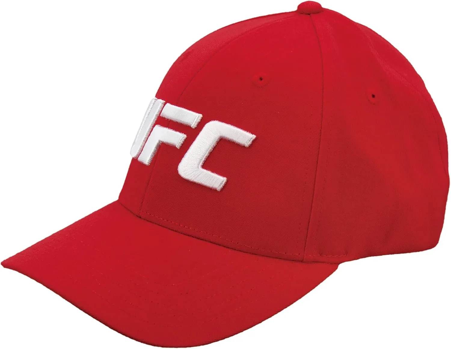 Concept One UFC Baseball Hat, 6 Panel Adult Flex Fit Active Sport Cap with Curved Brim