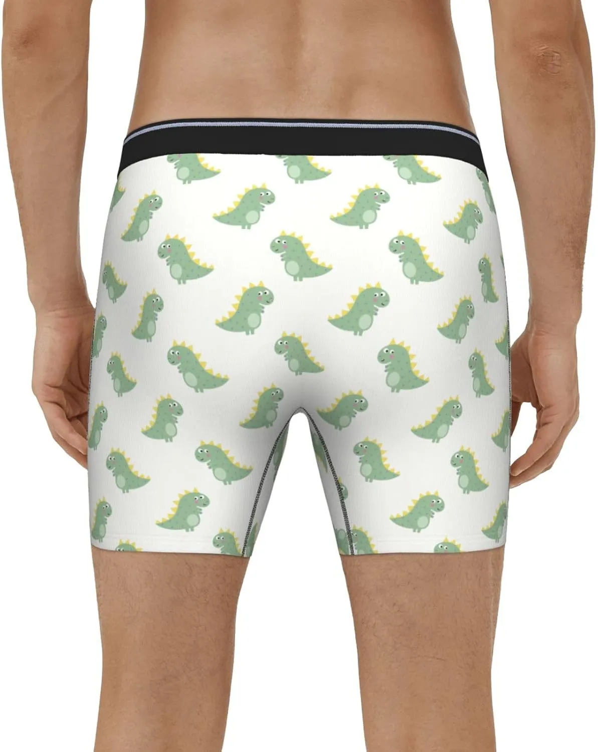 Cute Dinosaur Mens Boxer Briefs Underwear Boxer Shorts Quick Dry