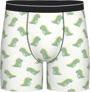 Cute Dinosaur Mens Boxer Briefs Underwear Boxer Shorts Quick Dry