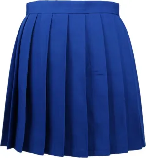 DCUTERQ Women's High Waisted Pleated School Skirt High Waisted Girl Uniform Mini Casual Skirts A-line Skorts