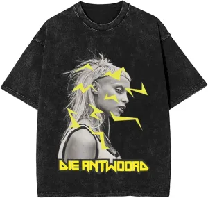 Die Music Antwoord Band Vintage Oversized T Shirt Cotton Summer O-Neck Short Sleeves Tops Unisex