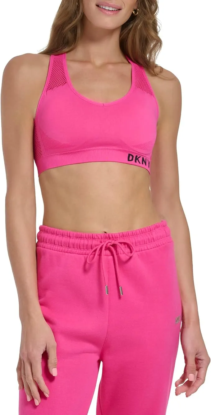 DKNY Sport Mesh Racerback Medium-impact Sports Bra