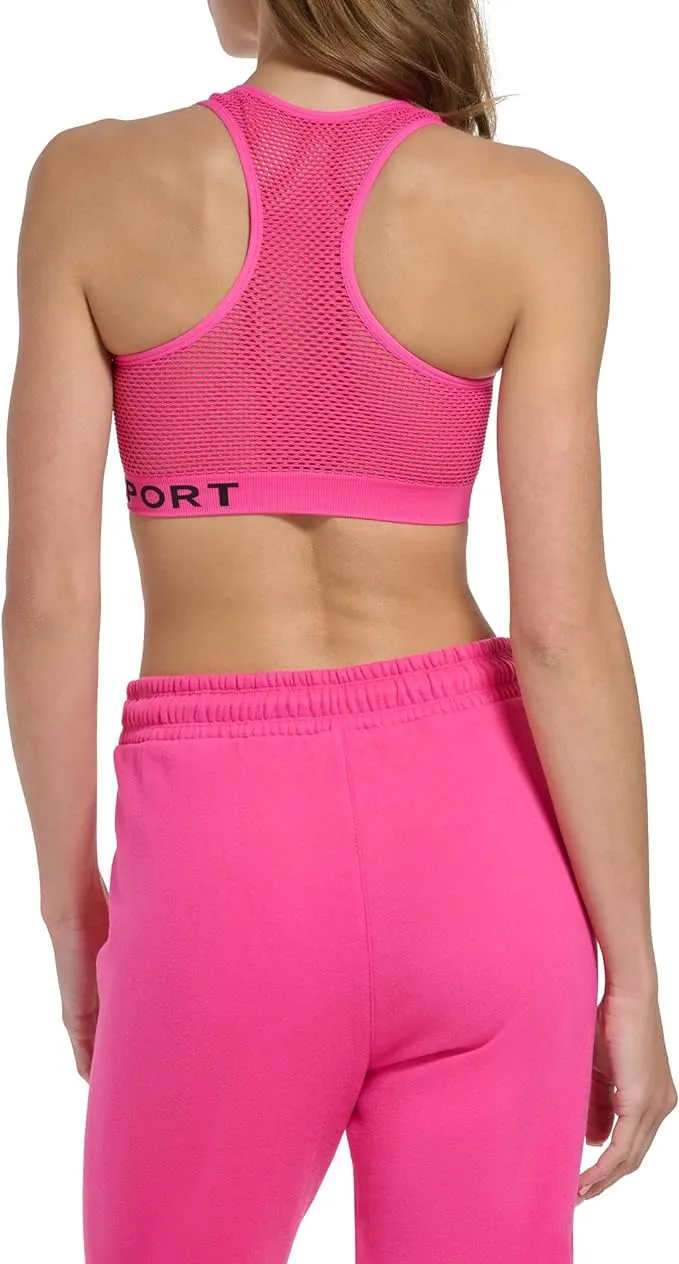 DKNY Sport Mesh Racerback Medium-impact Sports Bra