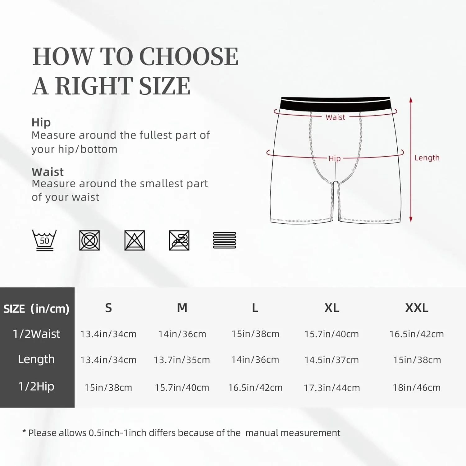 Donut Pattern Mens Boxer Briefs Underwear Boxer Shorts Quick Dry