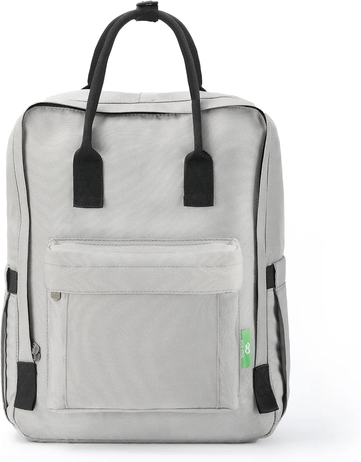 ECO CHIC Waterproof Recycled Canvas Twin-Handle Backpack – Sustainable Laptop Backpack