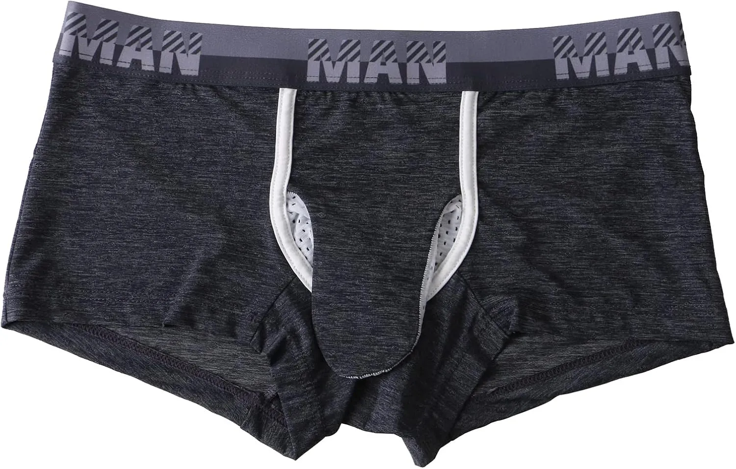 eywlwaar Men's Breathable Boxer Briefs Pouch Mesh Trunks Underwear