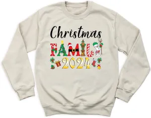 Family Christmas Sweatshirts Matching Christmas Hoodies for Family Ideal Gift Family Christmas Matching Sets Adult Sizes Xmas Family Hoodies for Family Unisex Sweatshirts Hoodies