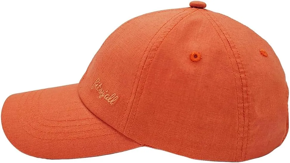 Fits YAll Hemp-Cotton Linen Baseball Cap: Breathable, Lightweight, Sustainable, for Men, Women, and Unisex