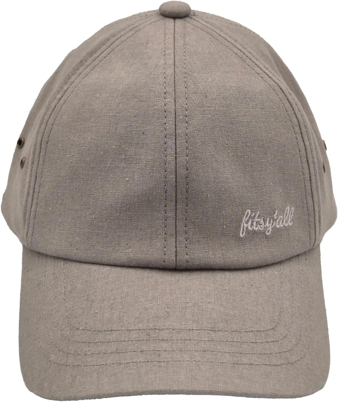 Fits YAll Hemp-Cotton Linen Baseball Cap: Breathable, Lightweight, Sustainable, for Men, Women, and Unisex