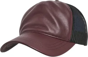 Flex fit Men's Leather Trucker