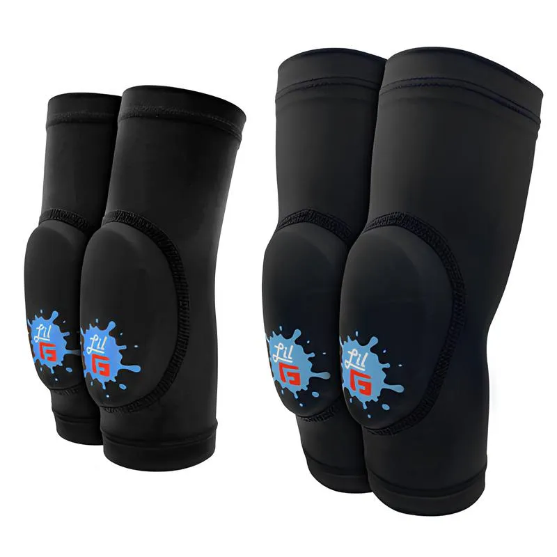 G-FORM Lil'G Toddler Bicycle Knee and Elbow Guard Set Black/Black