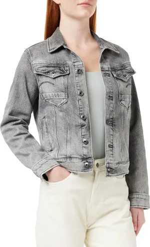 G-STAR Arc 3D Denim Trucker Jacket, Faded Carbon, Large