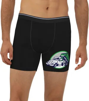Garbage Truck Men's long leg breathable boxer briefs
