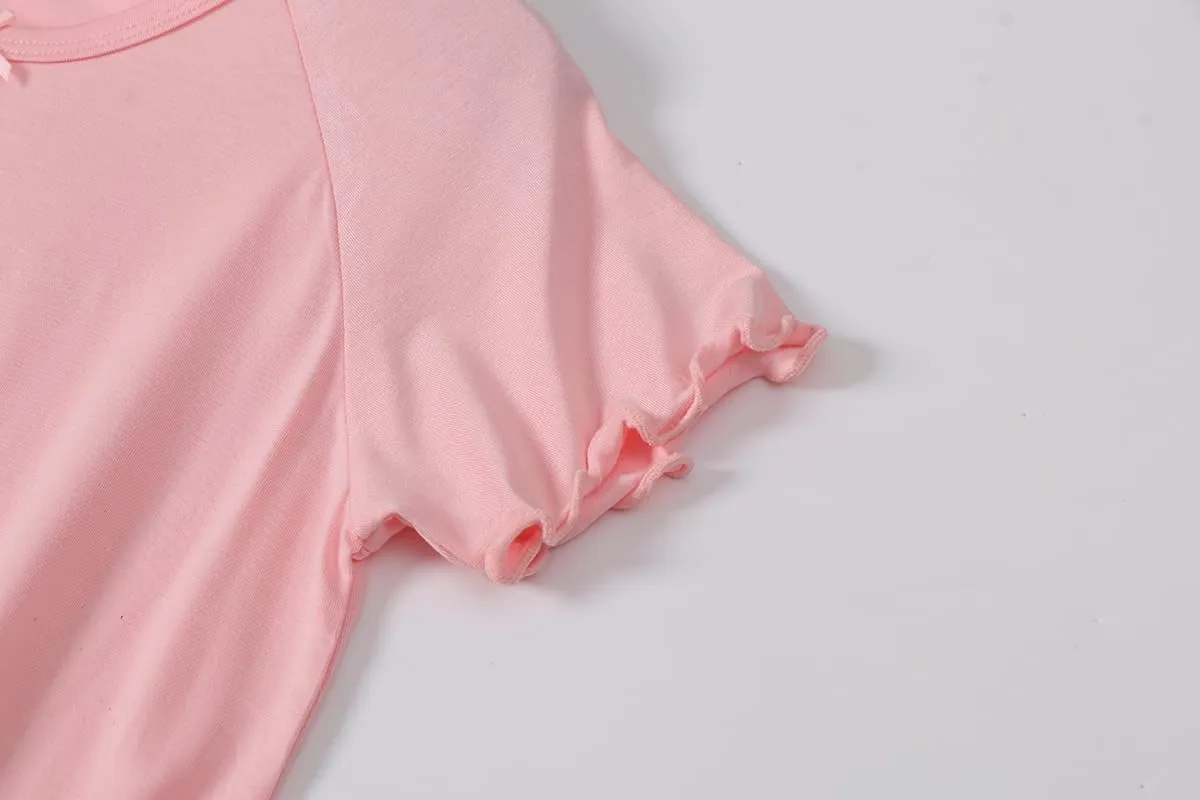 Girls' Summer Dress,Toddler Soft Breathable Dresses 3-12Years